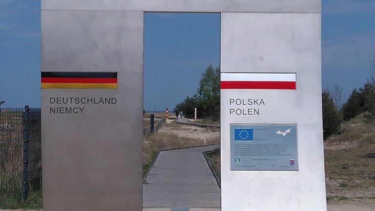 Пограничный контроль между Польшей и Германией